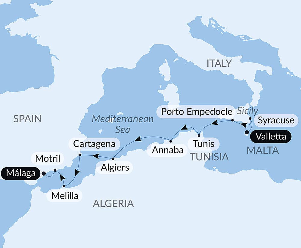 Ancient shores of the Mediterranean