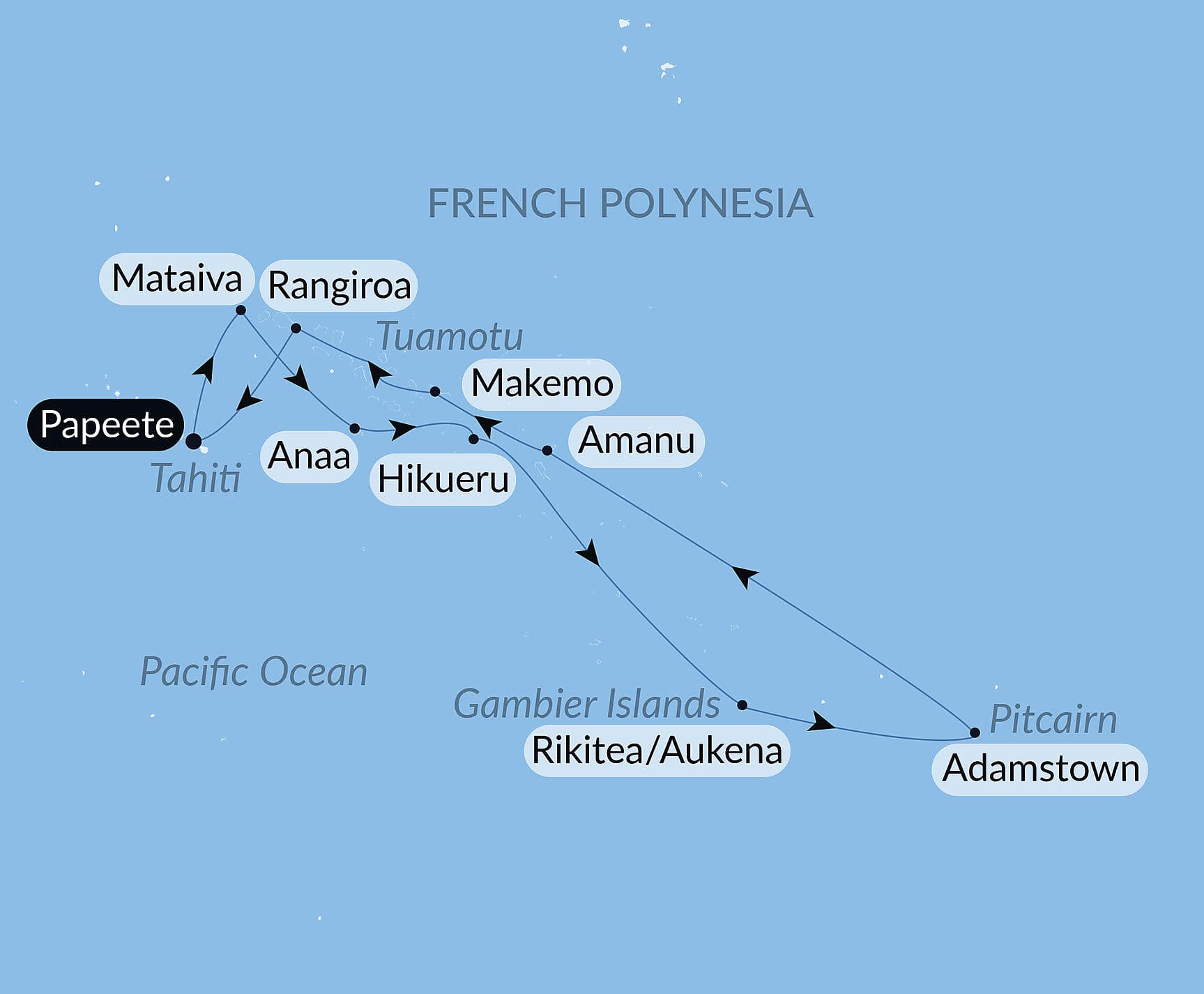 From Secluded French Polynesia to Pitcairn Island 