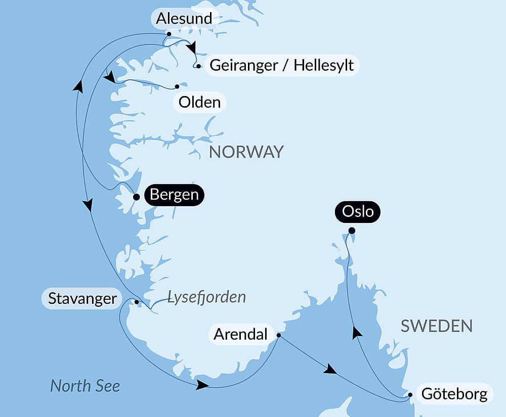 Cruising the Norwegian Fjords – with Smithsonian Journeys null