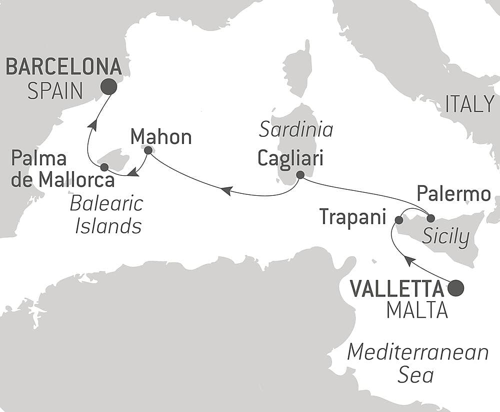 Cruising the Mediterranean: Sicily, Sardinia, and Mallorca – with Smithsonian Journeys null