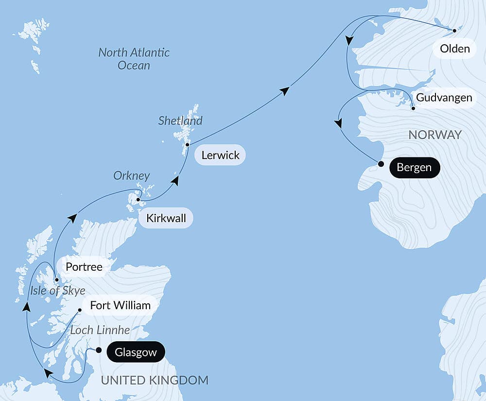 Scottish Isles and Norwegian Fjords Voyage – with Smithsonian Journeys