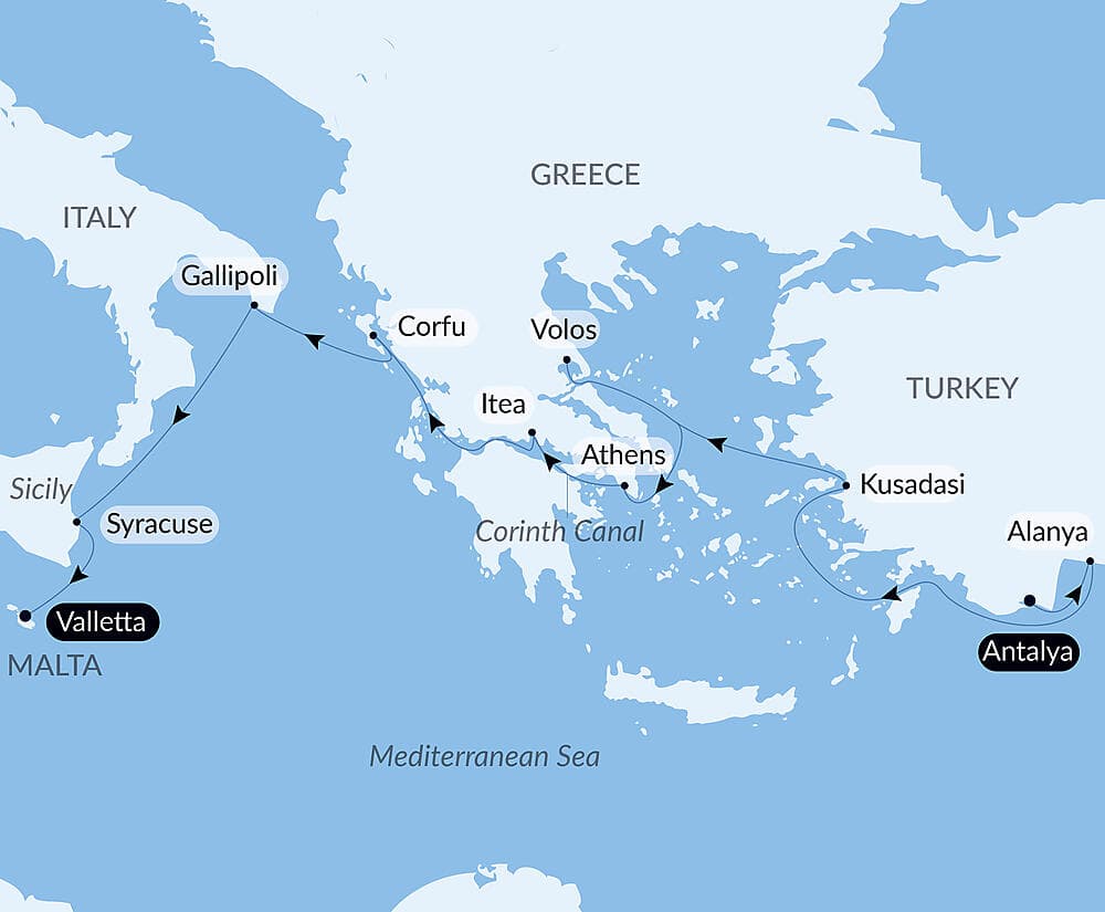 The Mediterranean: in the Footsteps of Great Civilisations null