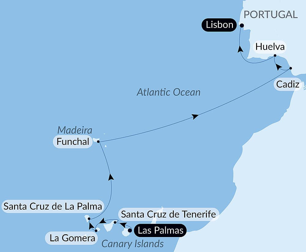 Volcanic islands and historic cities of the North Atlantic