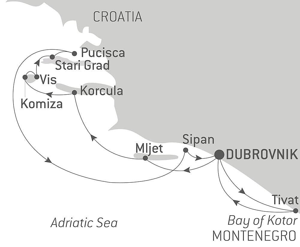 Croatia, Under Sail Aboard Le Ponant null