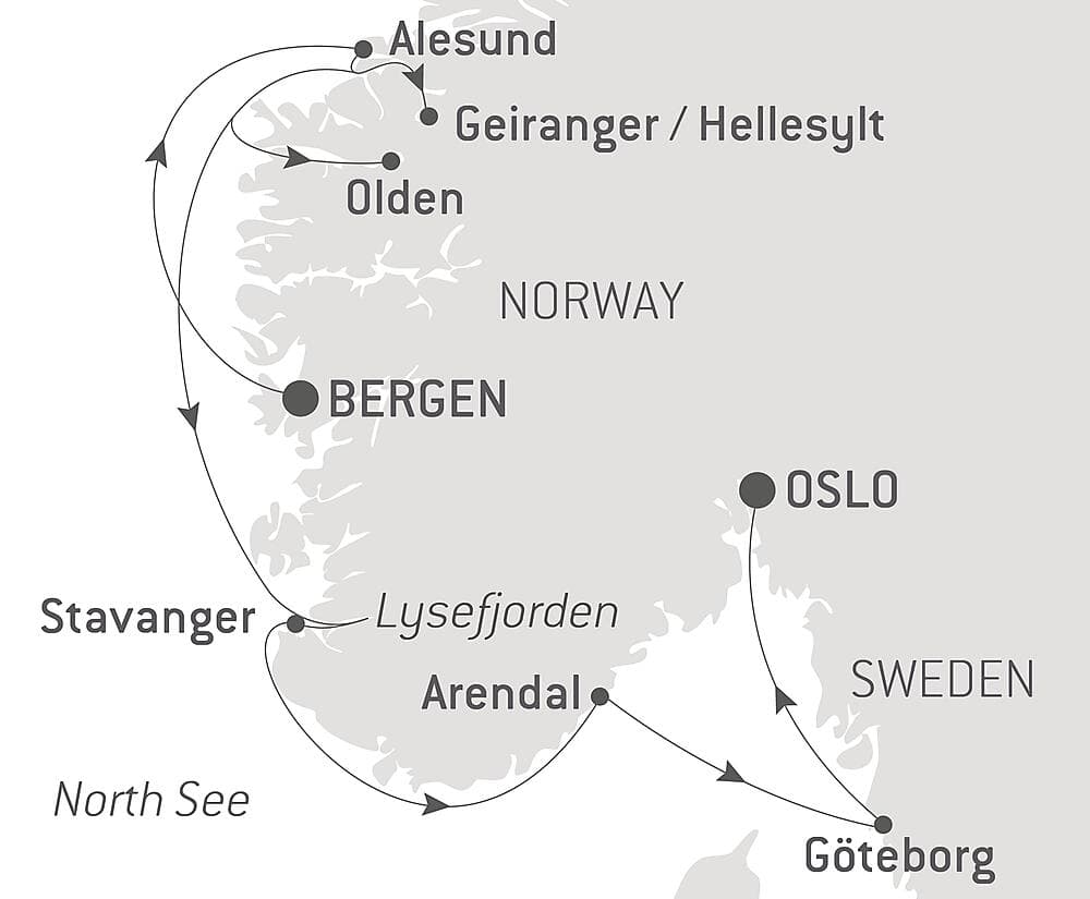 Cruising the Norwegian Fjords – with Smithsonian Journeys null