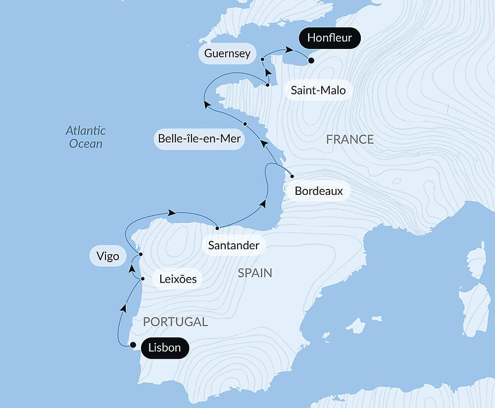 The Iberian Peninsula and Fortified cities of the Atlantic null